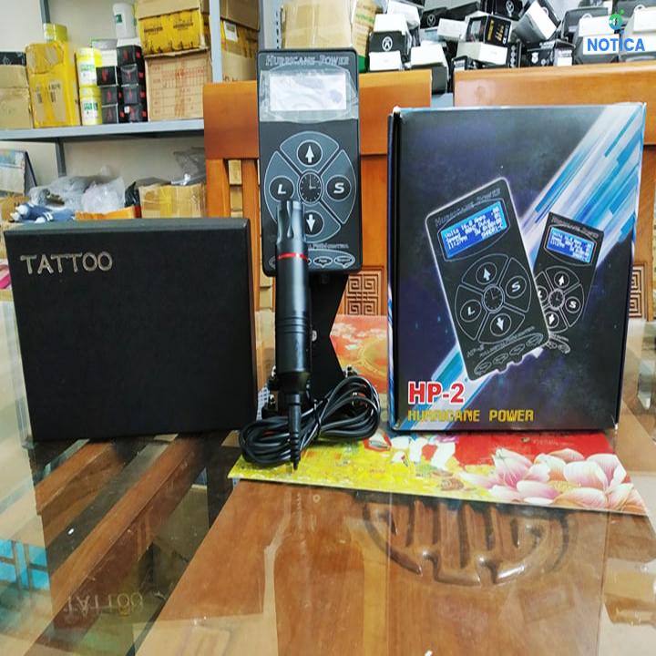 Combo máy xăm pen và nguồn cao cấp trọn bộ