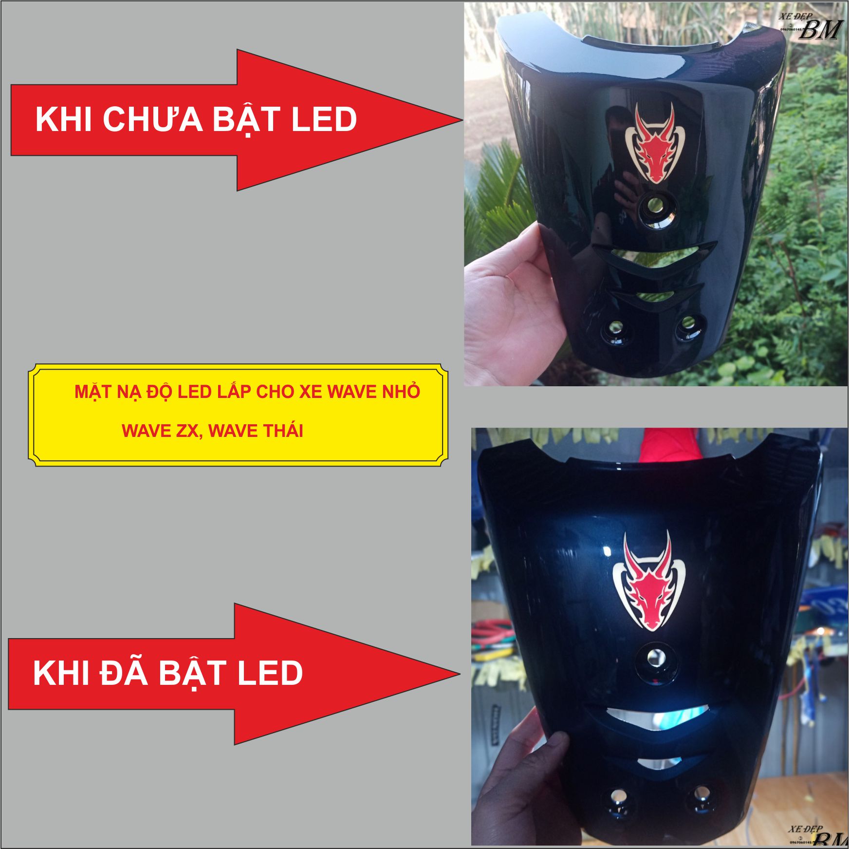 Mặt nạ độ cho xe wave nhỏ