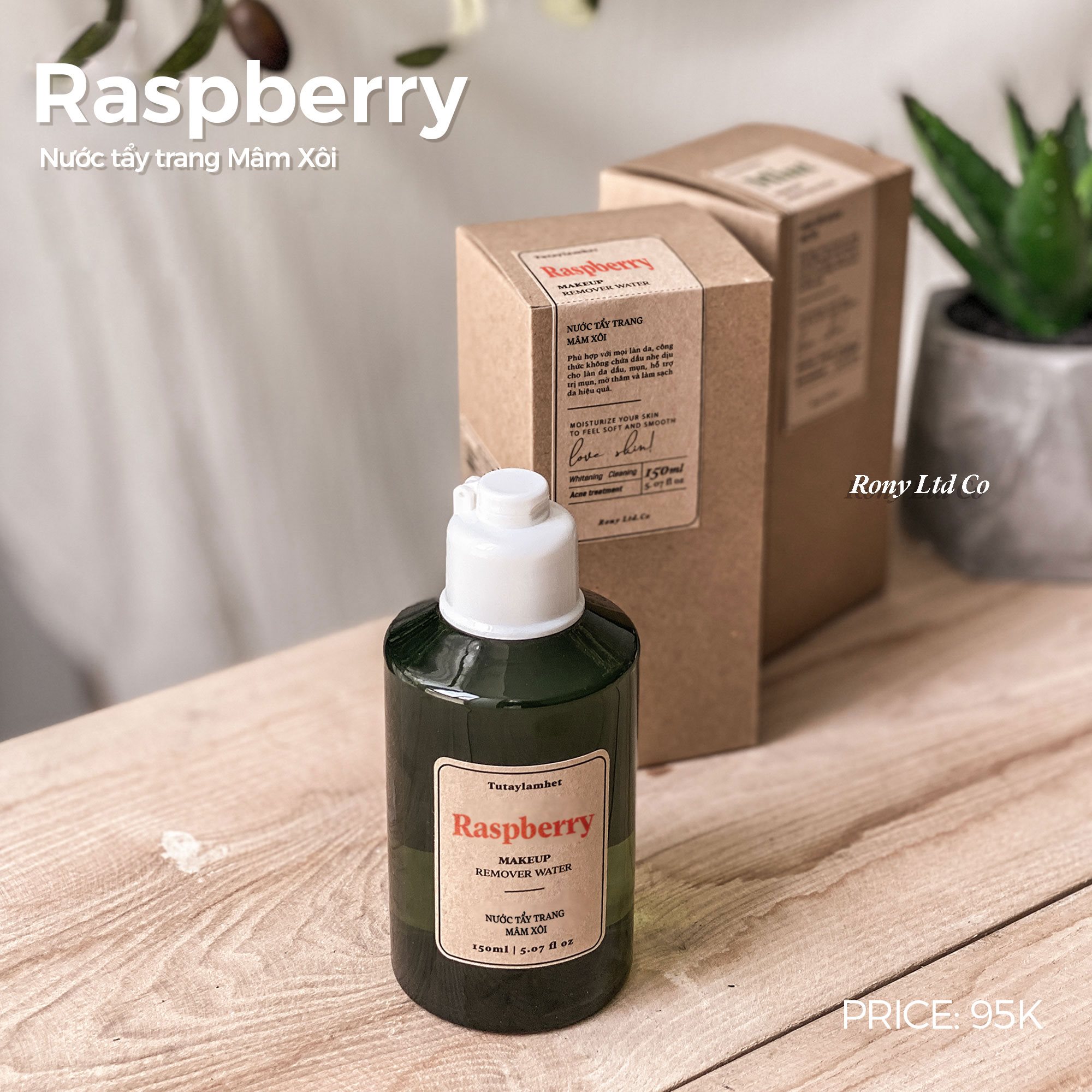 NƯỚC TẨY TRANG MÂM XÔI TUTAYLAMHET 150ML