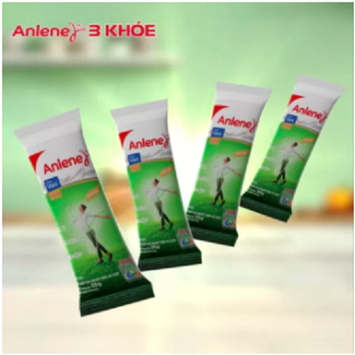 (HSD T08/2022)Hộp Sữa bột Anlene Gold Movepro Gói Tiện Lợi dành cho người trên 40 tuổi (140g/04 gói/hộp)