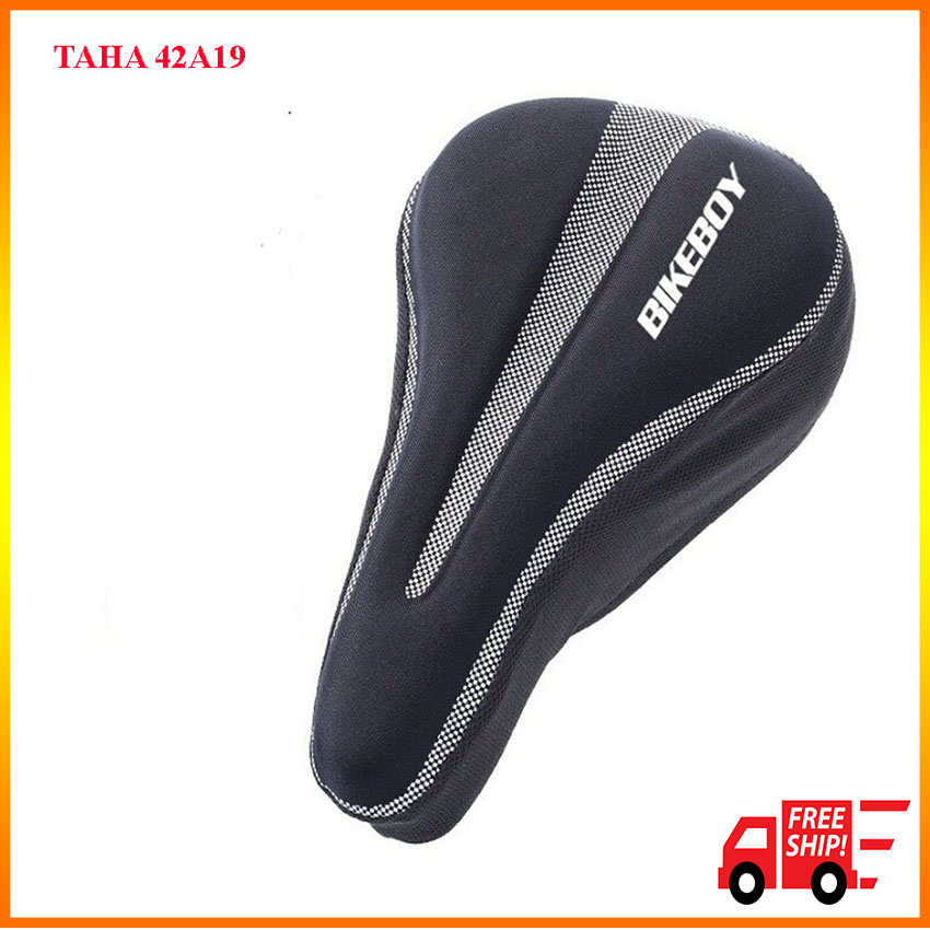 Bọc yên xe đạp thể thao Loại GEL Bike Boy cao cấp, êm ái thoáng khí Tặng kèm Áo mưa Chống thấm nước cho yên