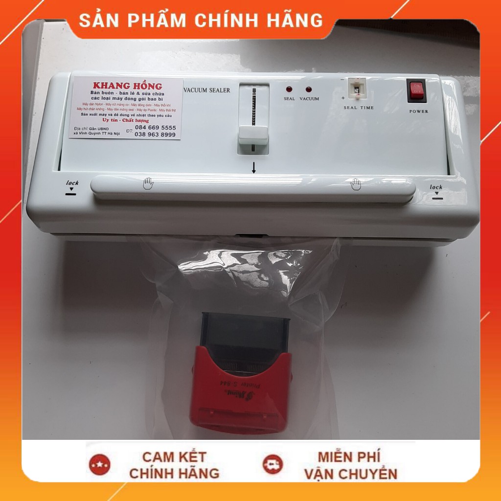 Máy thổi khí và hàn miệng túi gia đình Yuzhong DZ300A Không Kén Túi