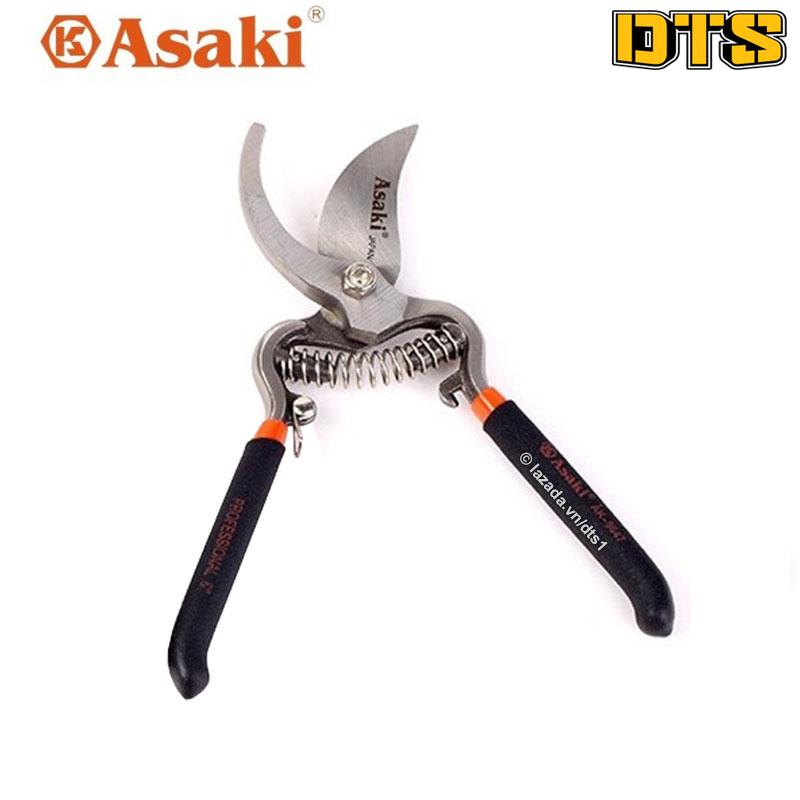 Kéo cắt cành lưỡi cong tay dạ Asaki AK-8647 8inch/200mm