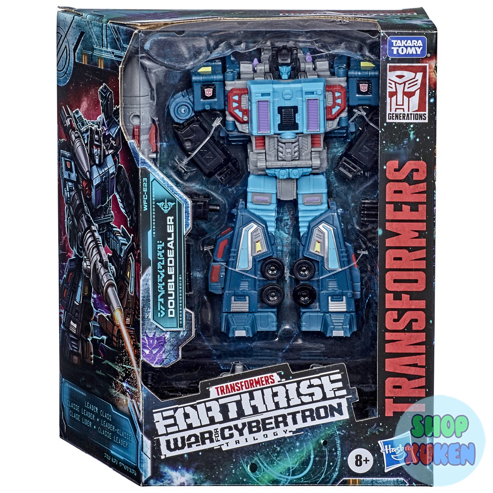 Robot biến hình earthrise doubledealer triple changer đồ chơi transformers toys war for cybertron wfc-e23 leader class