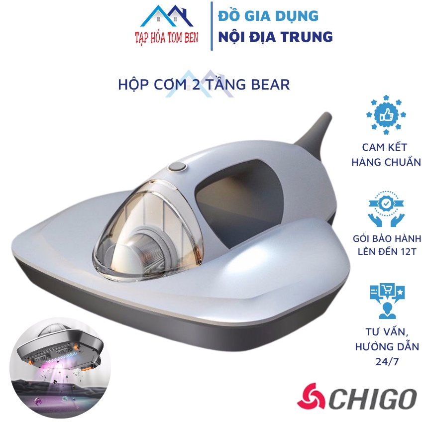 Máy hút bụi giường Máy hút bụi ga giường cầm tay Chigo lực hút 16.000Pa siêu mạnh làm sạch 100% bụi bẩn - Máy hút bụi công suất lớn - Máy hút bụi cầm tay - máy hút bụi sofa - máy hút bụi mini