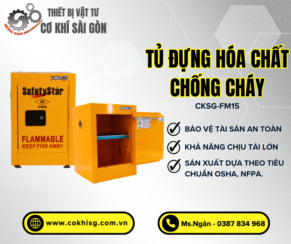 Tủ Đựng Hóa Chất Chống Cháy Nổ