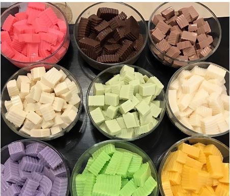 BỘT PUDDING ĐỦ VỊ HÀNG HUY DOUXIAN tách lẻ túi 50g_Bếp Chè Tấn Phú