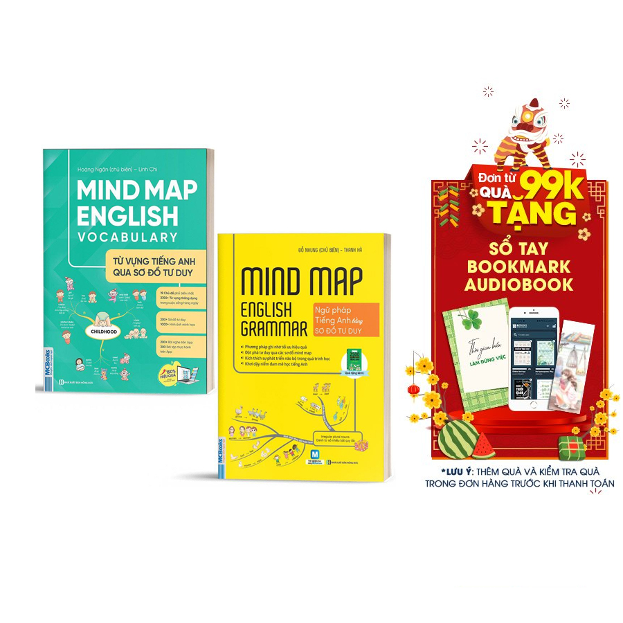 Combo Mindmap English Grammar Và Mindmap English Vocabulary - Học Kèm App Online