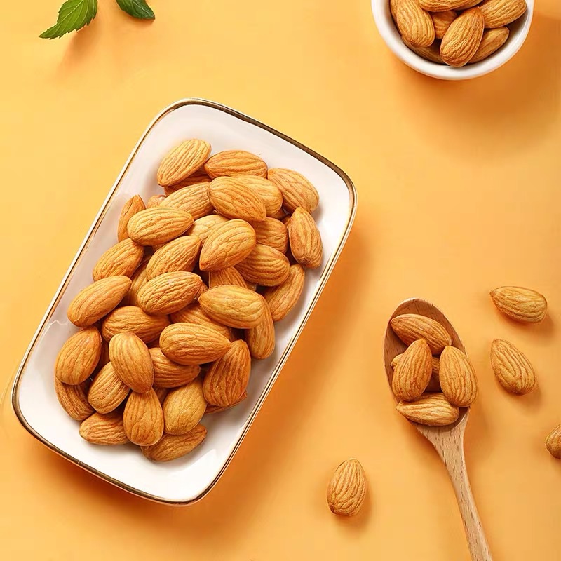 500g hạnh nhân mỹ rang mộc nguyên vị