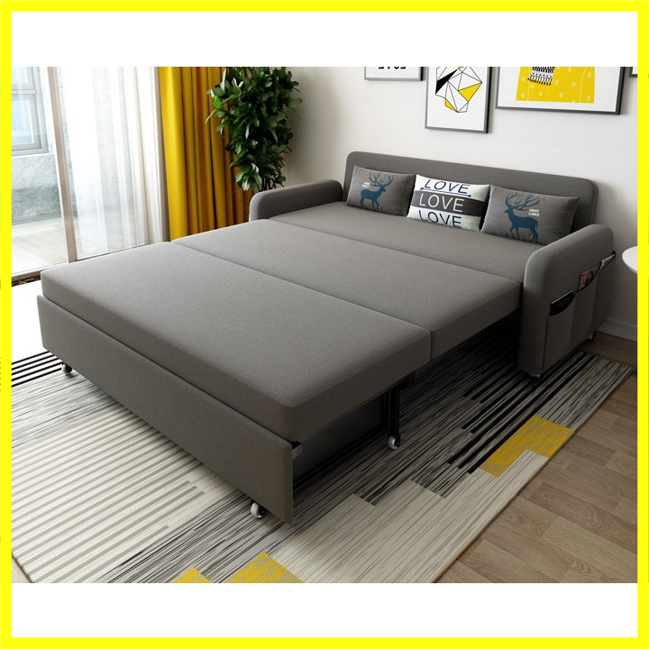 [Trả góp 0%]Ghế Sofa Giường Sofa Gấp Gọn Thành Ghế  Giường Sofa  Đa Năng Có Ngăn Chứa Đồ Sofa Bét Kích Thước 1m6 x 1m9