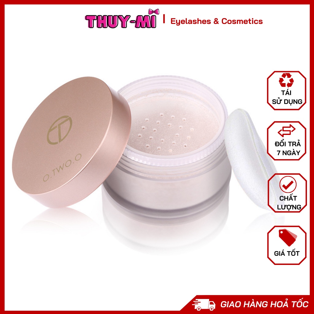 Phấn phủ dạng bột o.two.o mỏng nhẹ kiểm soát dầu lâu trôi mã 9127