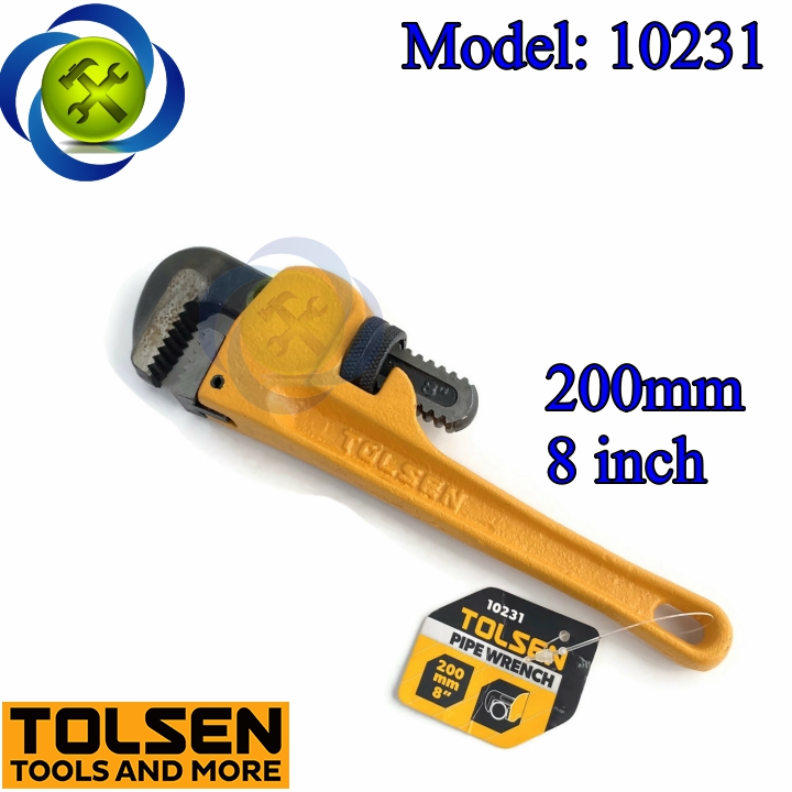 Mỏ lết răng 200mm tolsen 10231 8inch