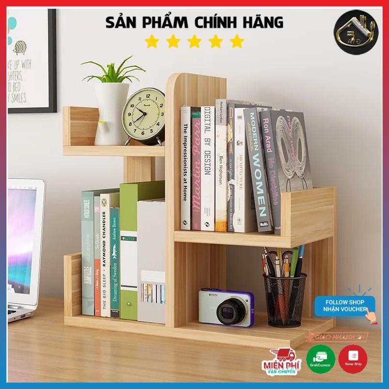 Kệ sách mini xương rồng, kệ sách để bàn đa năng, kích thước 40cm x 20cm x 40cm dễ dàng lắp ráp, dễ thương