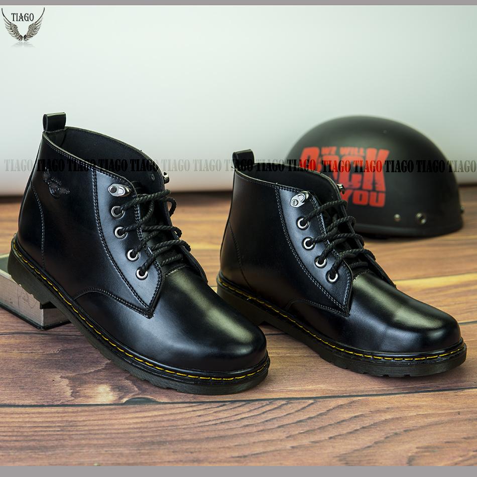 giày bốt nam da thật siêu bền phong cách 2021[ BẢO HÀNH 12 THÁNG]