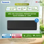 Điều hòa Panasonic Premier Edition CU/CS-AU12BKH-8 - 1.5HP - Một chiều - Lọc sạch không khí nanoeX - Wifi