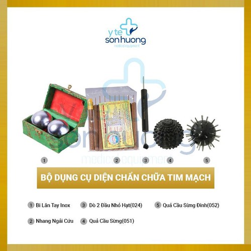 Bộ dụng cụ diện chẩn chữa tim mạch