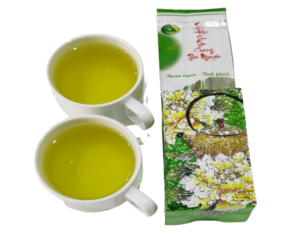 Trà Bắc Tân Cương Thái Nguyên, 100gr trà búp non nước xanh hậu ngọt