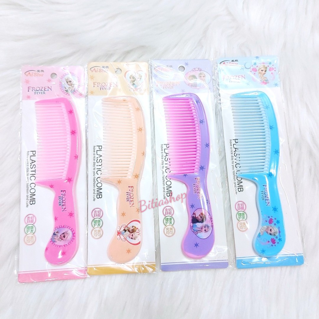 1 cây lược mini hoạt hình bỏ túi frozen