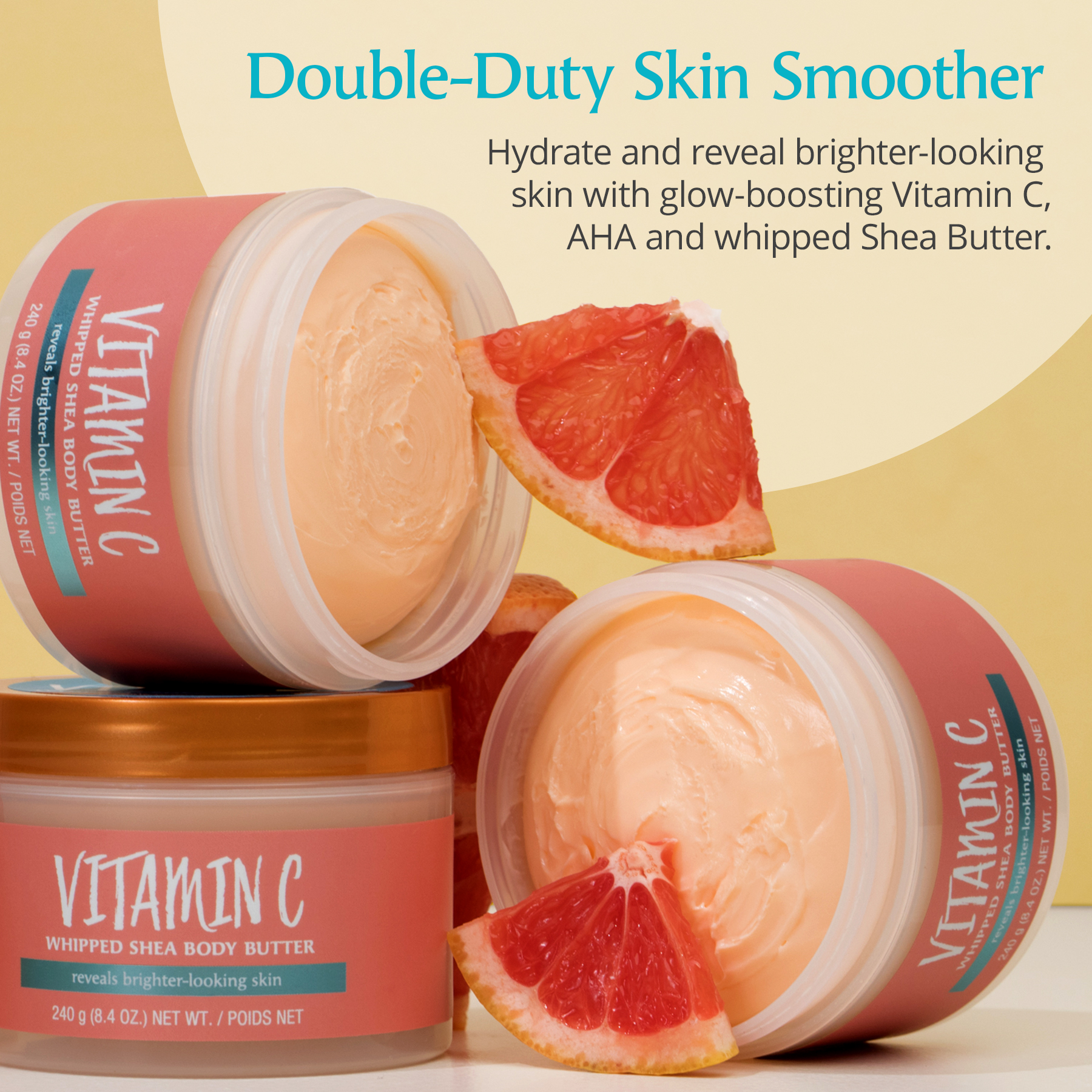 Bơ dưỡng thể tree hut - butter tree hut vitamin c whipped shea body 240gram