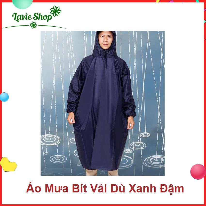 Áo Mưa Bít Vải Dù Siêu Bền  - Cao Cấp 1.6m