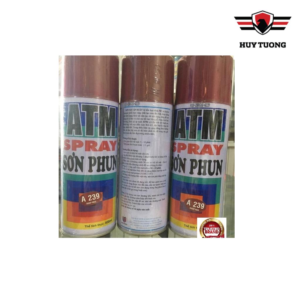 Sơn Xịt ATM Spray A239 ( Đỏ đậm ) - Huy Tưởng