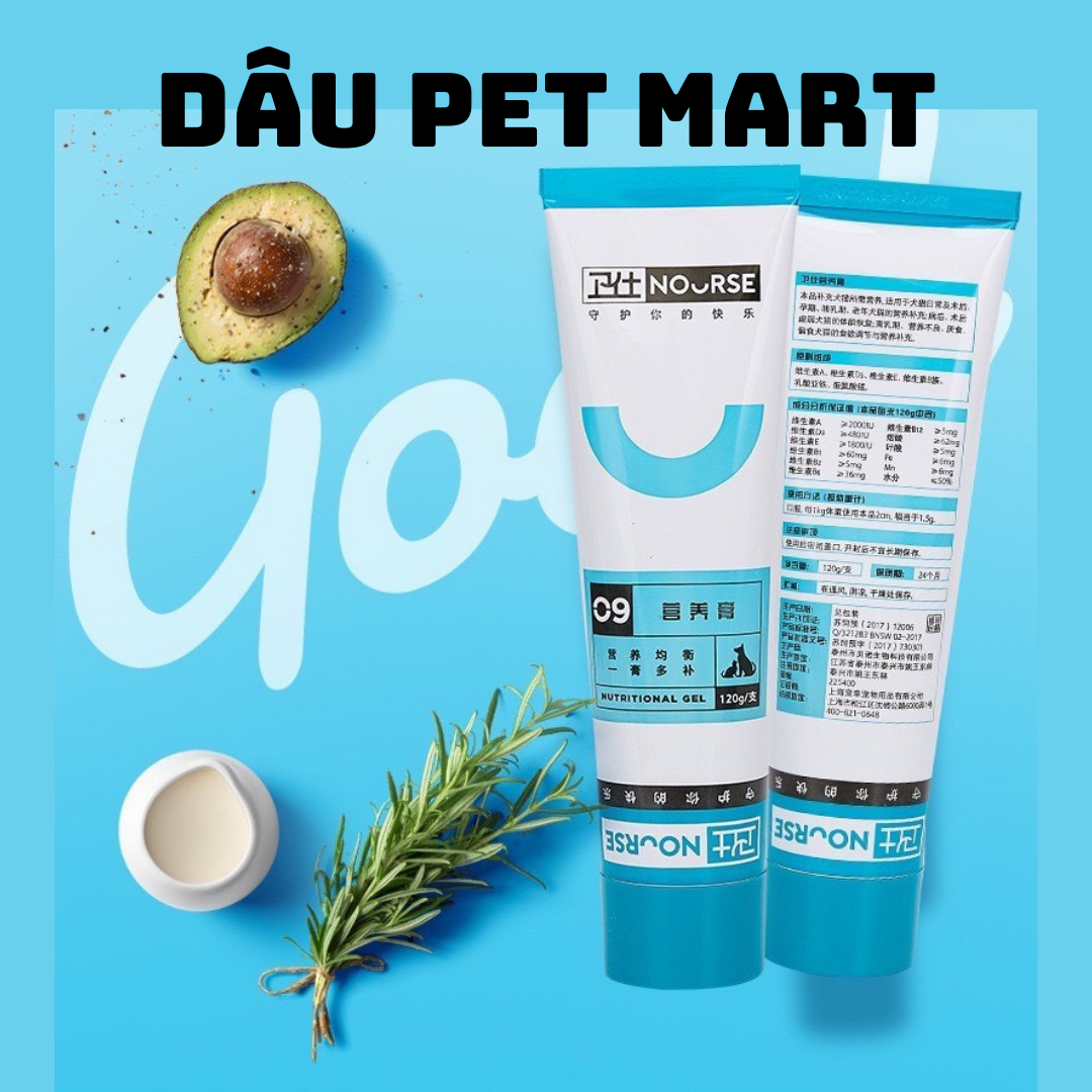 Gel dinh dưỡng Nourse 09 dành cho chó mèo 120g