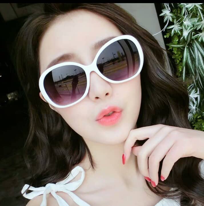 [HCM]Kính mát nữ cao cấp  GỌNG TRẮNG - GỌNG NÂU - Mẫu hot năm 2020 ( Tặng hộp đựng kính cao cấp siêu đẹp)