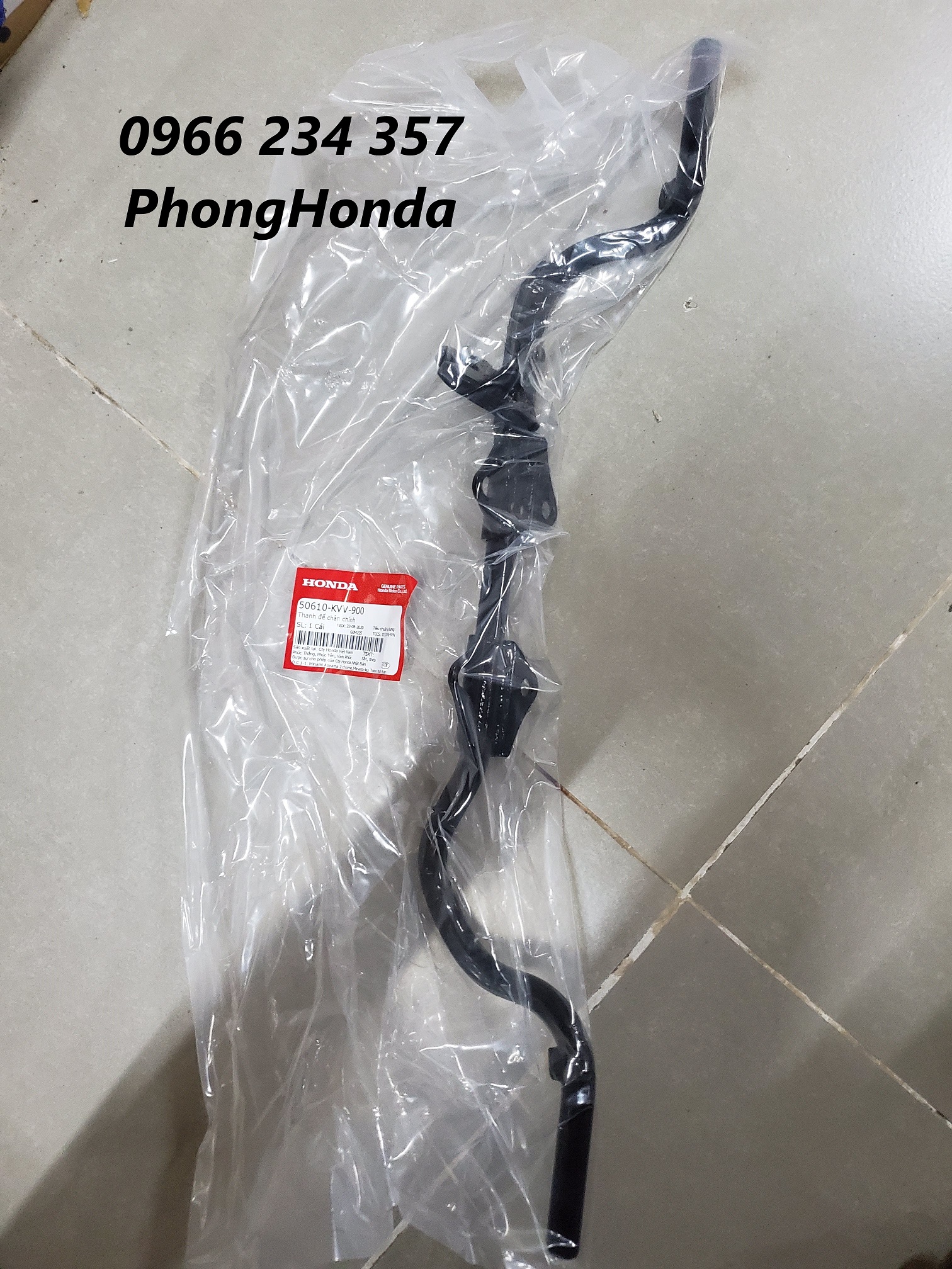 Thanh gác chân trước , gác máy super dream chính hãng honda