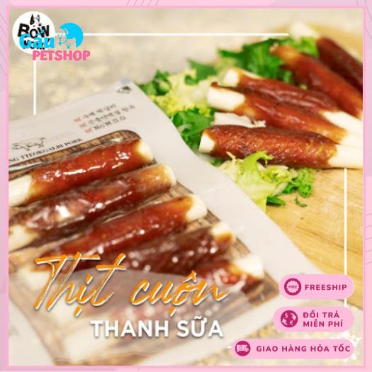 Bánh thưởng/ thịt cuộn thanh sữa Bowwow cho chó 80g