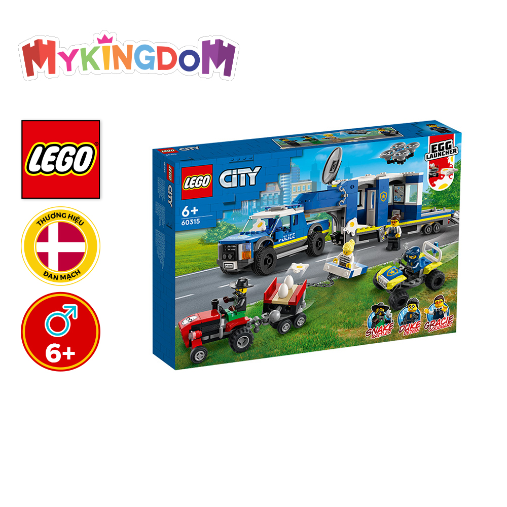 Đồ Chơi LEGO CITY Trạm Police Lưu Động 60315