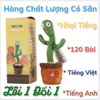Đồ Chơi Xương Rồng Nhảy Múa, Xương Rồng Nhại Tiếng Vui Nhộn - Món Quà Tuyệt Vời Cho Bé