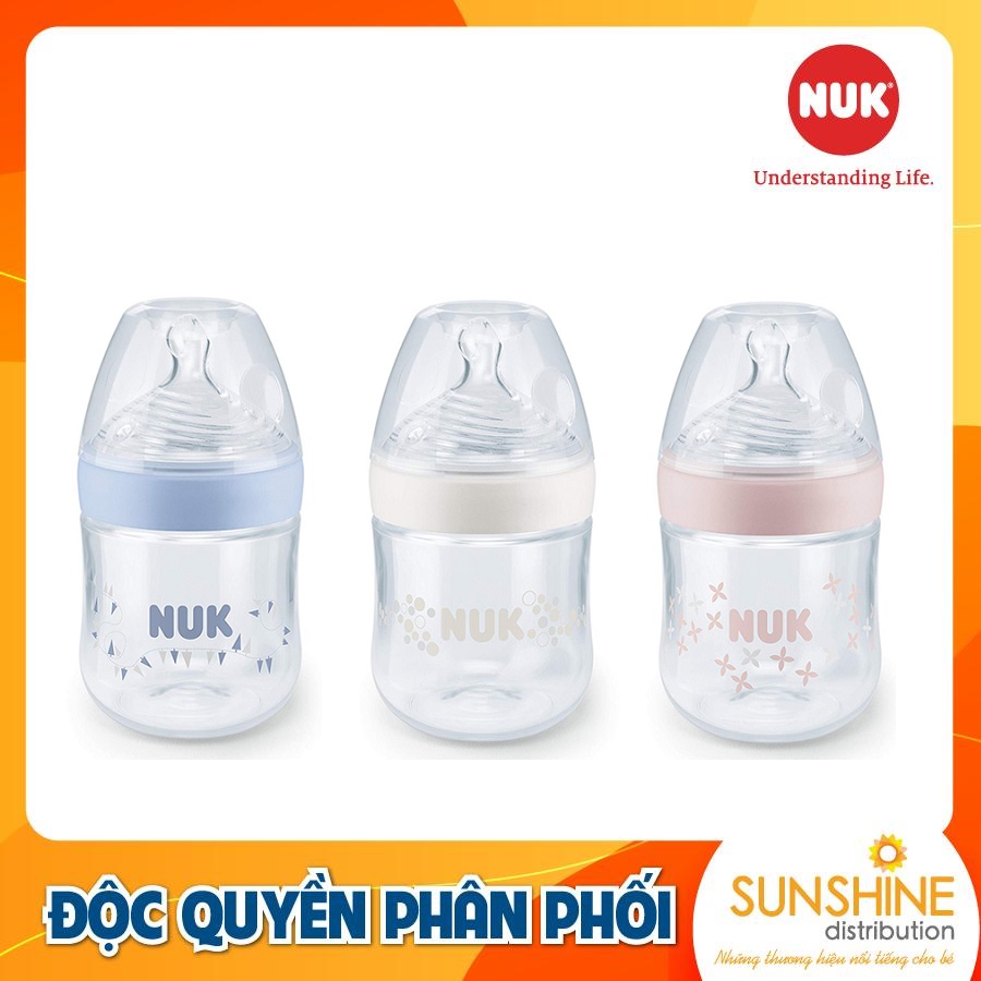 BÌNH SỮA NUK NATURE SENSE NHỰA PP 150ML NÚM TI S1 - M