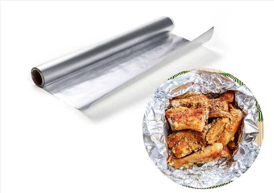 1 met Giấy bạc nướng thịt bản rộng 45cm