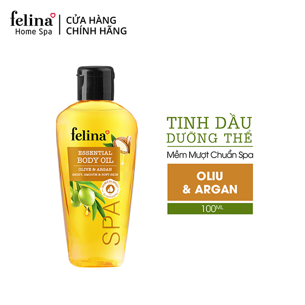 Tinh Dầu Dưỡng Thể Body Oil Felina Home Spa 100ml từ Oliu & Argan tăng