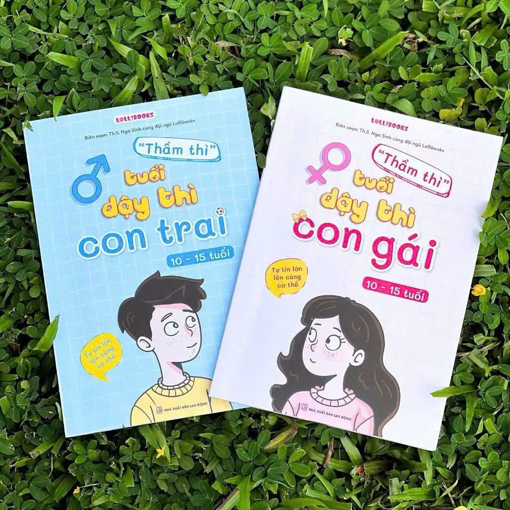 Sách- Thầm Thì Tuổi Dậy Thì Con Trai & Thầm Thì Tuổi Dậy Thì Con Gái ( Dành cho độ tuổi từ 10-15 tuổi )