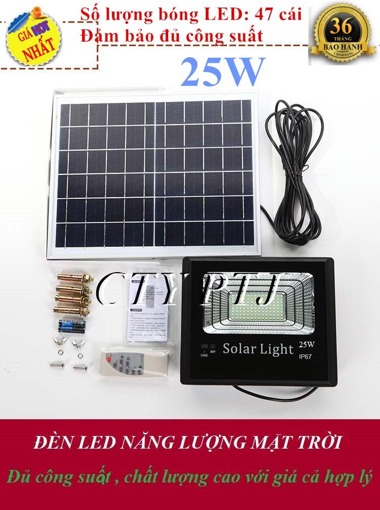 Đèn năng lượng mặt trời 25W
