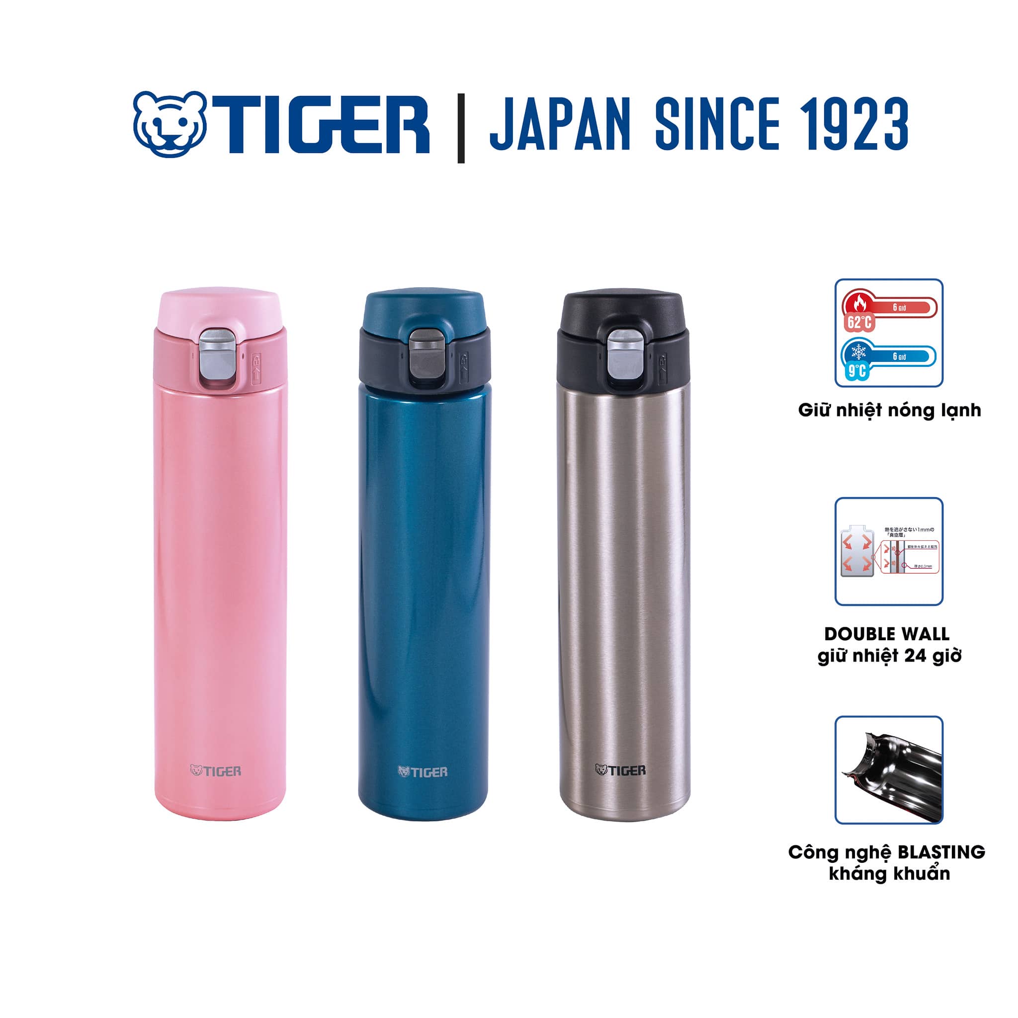 Bình giữ nhiệt lưỡng tính Tiger MMJ-A601