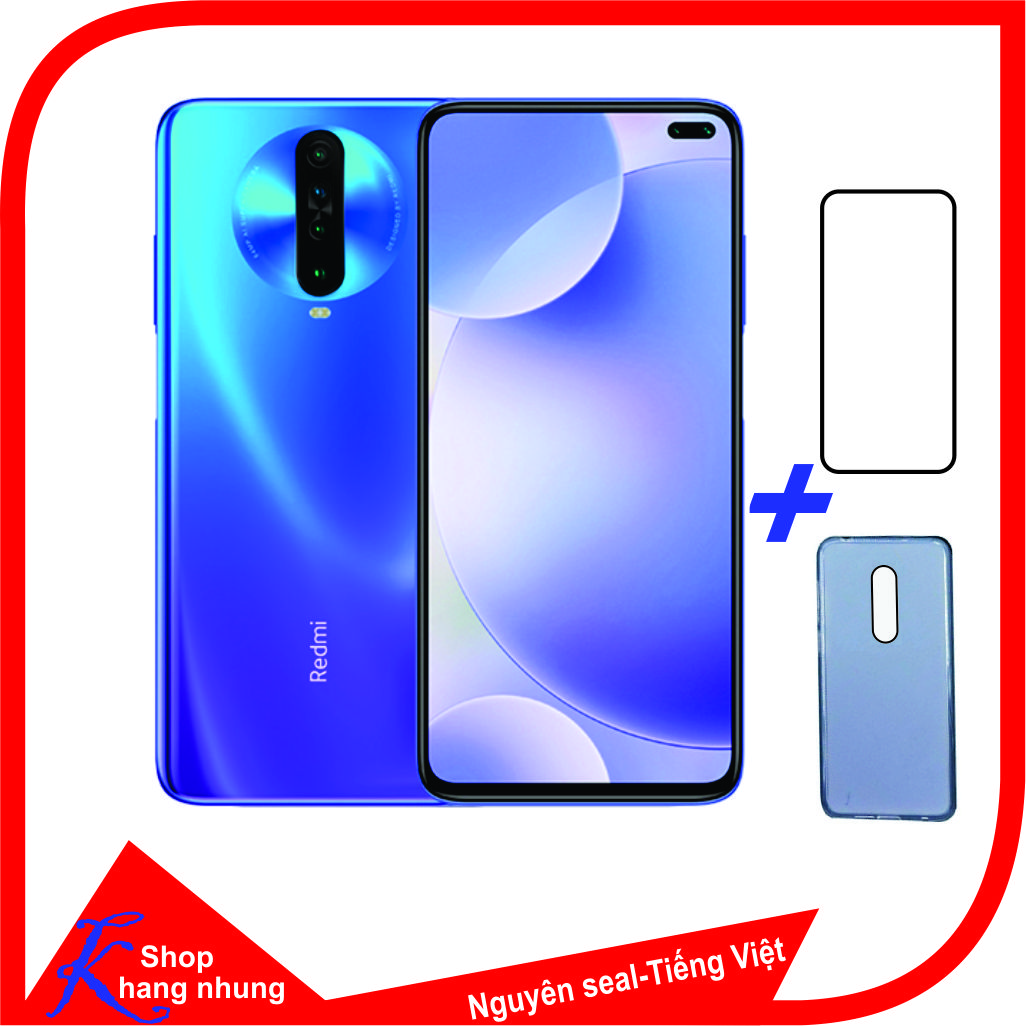Điện thoại xiaomi redmi k30 128gb ram 8gb + cuờng lực + ốp lưng khang nhung - hàng nhập khẩu,