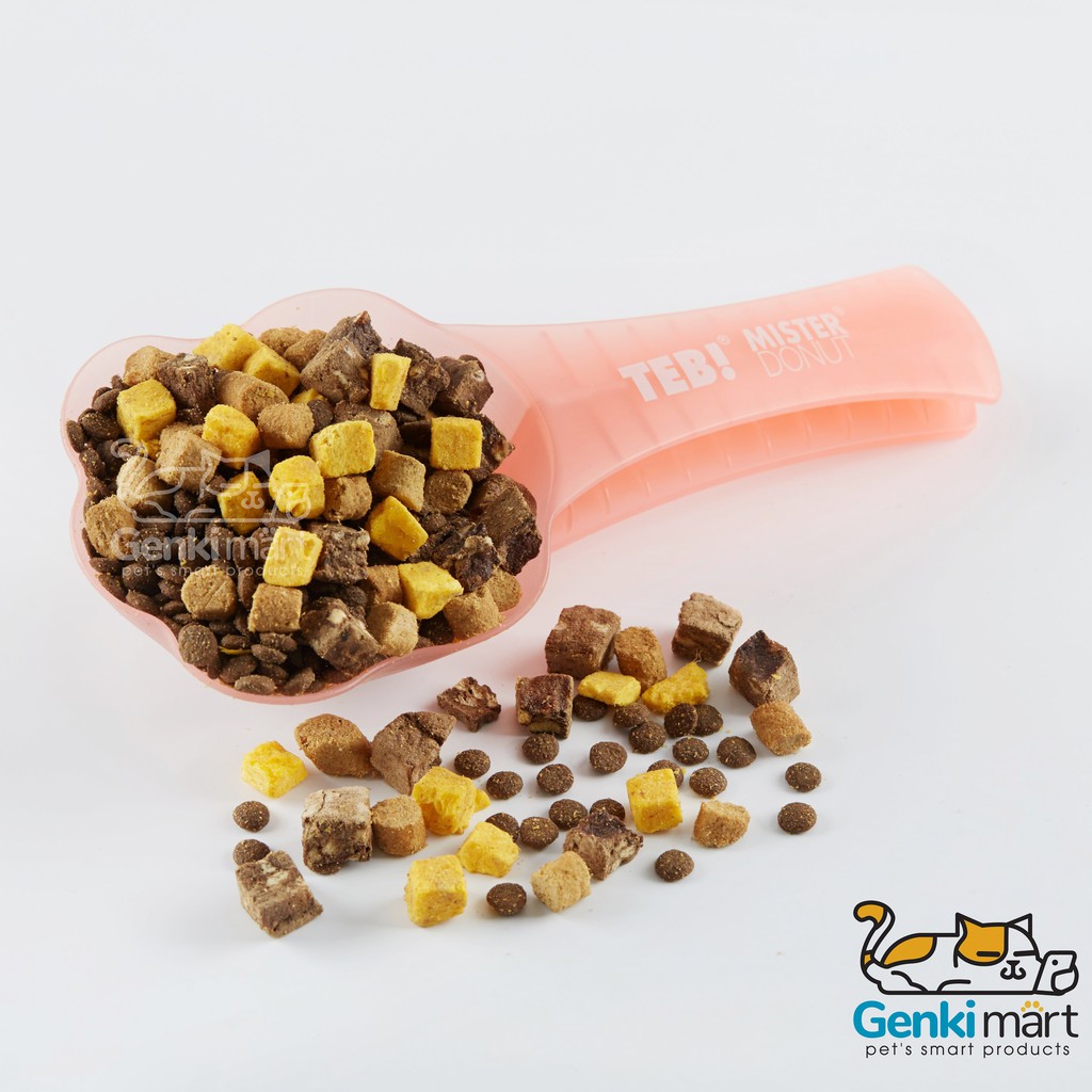 Xẻng xúc thức ăn hình chân mèo Mister Donut (4 màu)