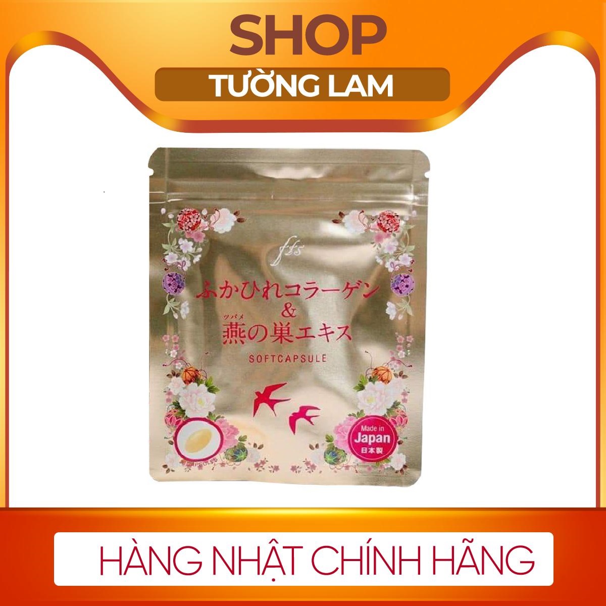 Viên Uống Collagen Tươi Và Nhau Thai Softcapsule 30 Viên Nhật Bản