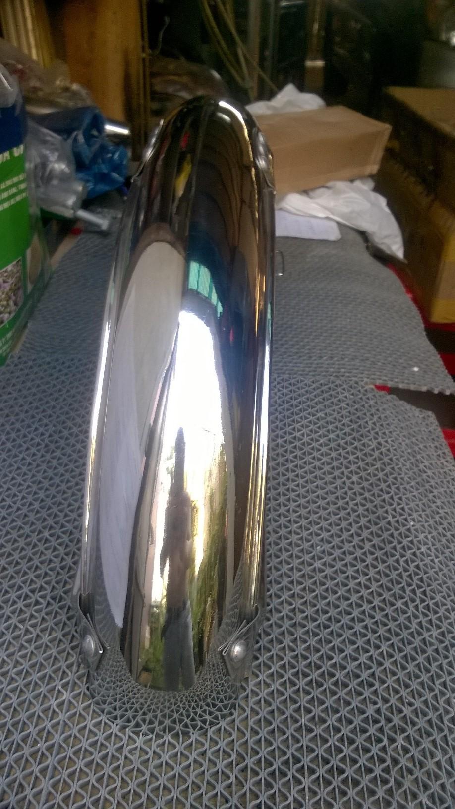 Dè trước honda 67 bằng inox