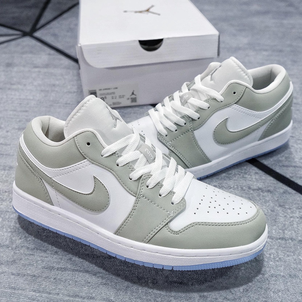 Giày thể thao sneaker jordan cổ thấp, jd wolf grey bản sc dễ phối đồ phong cách cá tính
