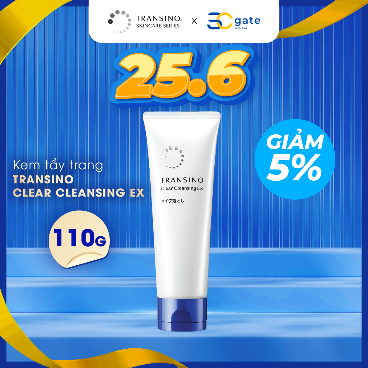 Kem tẩy trang transino 110g