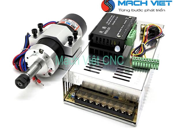 Bộ Spindle 500W không chổi than phay gỗ