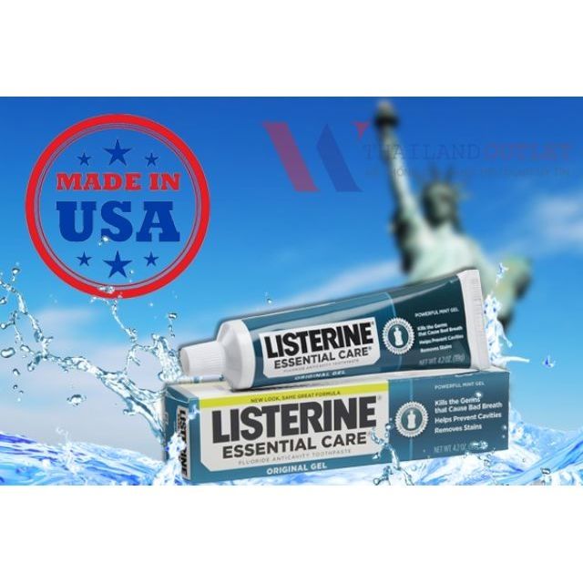 Kem đánh răng Listerine của Mỹ 119g