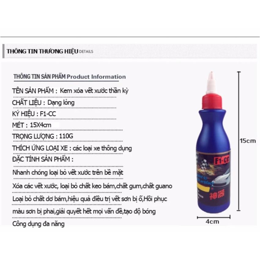 Kem tẩy vết xước oto xe máy