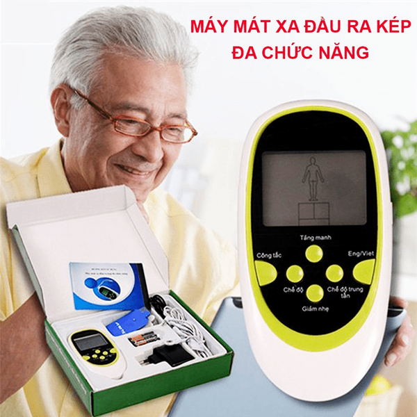 May mat xa xung dien, máy massage xung điện 8 miếng dán cao cấp, bảo hành 1 đổi 1 bởi sun store sg
