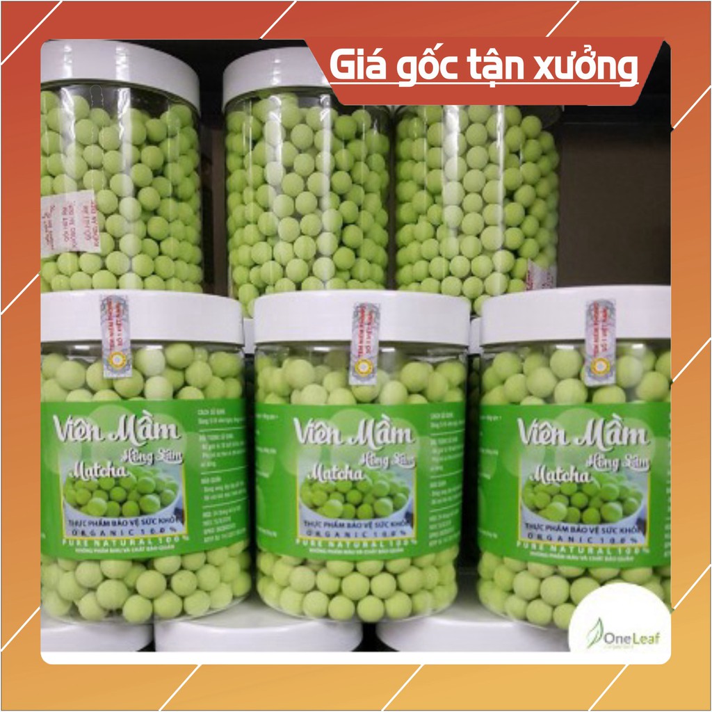 1kg viên mầm đậu nành hồng sâm matcha tăng vòng 1 đẹp da tăng sinh lý nữ có giấy chứng nhận ATTP L937