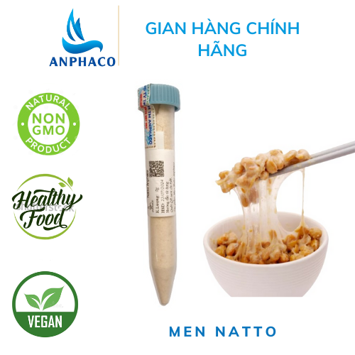 Men làm Natto đậu tương lên men Anphaco