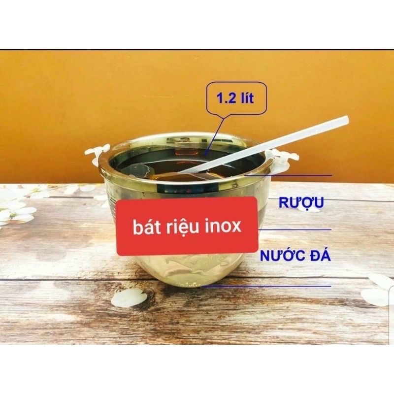 Bát ướp lạnh đồ uống inox, bát ướp lạnh hoa quả